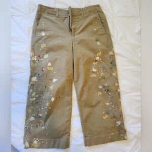 Polo Ralph Lauren Womens wide leg crop Chino pants